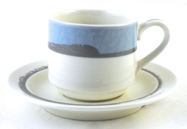 Mokkakop & Schotel - Noritake Ambience Blue