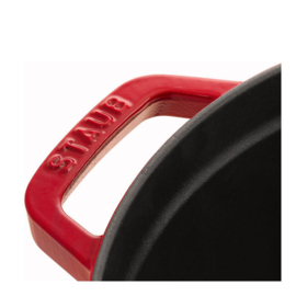Gietijzeren Braadpan Kersenrood 5,2 l. Staub