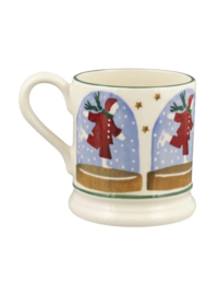 1/2 Pt Mok Ice Skater Snow Globe Emma Bridgewater