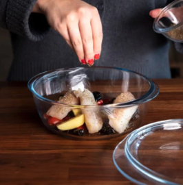 4-in-1 Ovenschaal met Deksel 1,3 liter Pyrex