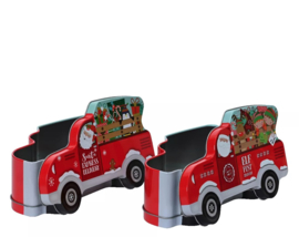 Blik Kerstvrachtwagen