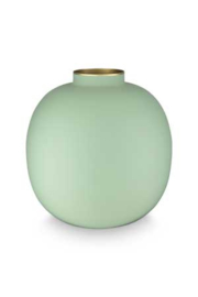 Metalen Vaas Mat Bright Green 23 cm. Pip Studio