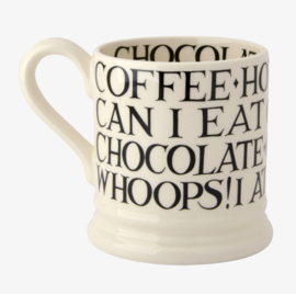 1/2 Pt Mok Black Toast Emma Bridgewater