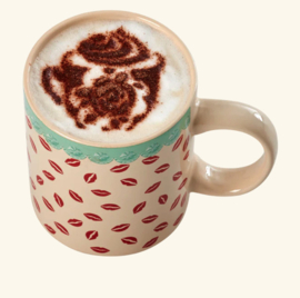 Coffee Stencils Rice