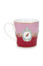 Mok Medallion Love Birds Red Pink M - Pip Studio