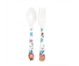 Vork & Lepel Melamine Summer Blossom Dots - Ginger