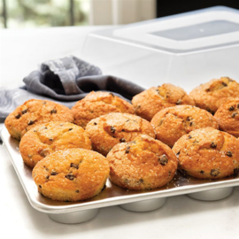 Naturals Muffin Pan Bakvorm met Deksel - Nordic Ware
