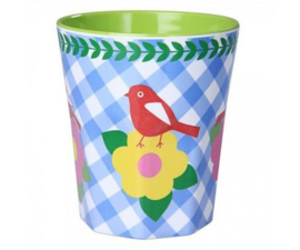 Beker Melamine Vintage Bird (300 ml.) - Ginger