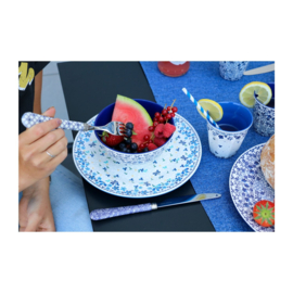 Melamine Dinerbord Indigo Lace Bunzlau Castle