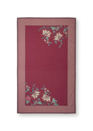 Tafelkleed 250 cm. Dark Pink Flower Festival - Pip Studio