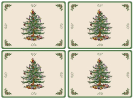 4 Placemats 'Christmas Tree' (40 cm.) - Pimpernel