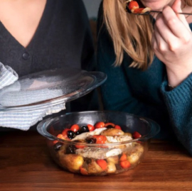 4-in-1 Ovenschaal met Deksel 1,3 liter Pyrex