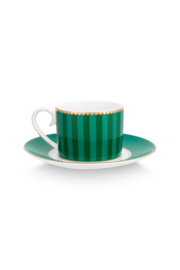Espressokop & Schotel Emerald Love Birds Pip Studio