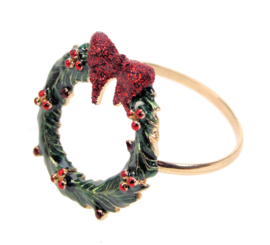 Servetring Kerstkrans Meander