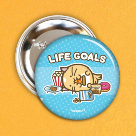 Broche 'Life Goals' - Fuzzballs