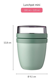 Lunchpot Mini Ellipse Nordic Green Mepal
