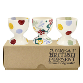 Set 3 Eierdoppen Spring Floral & Polka Dot - Emma Bridgewater