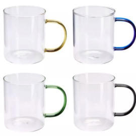 Theeglas Gekleurd Oor