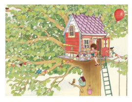 Ansichtkaart Treehouse Belle & Boo
