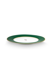 Dinerbord Dark Green Love Birds Pip Studio