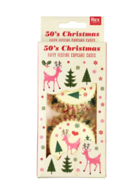 Cupcakevormpjes Kerst Rex London