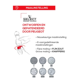 Zoutmolen Paris U'Select Chocolat Peugeot