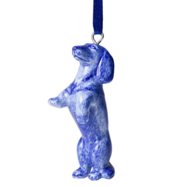 Ornament Nhaan Bedelend Heinen Delfts Blauw