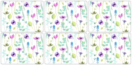 Placemats (6) - Pimpernel Water Garden