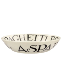 Pastabord/-schaal Black Toast Medium Emma Bridgewater