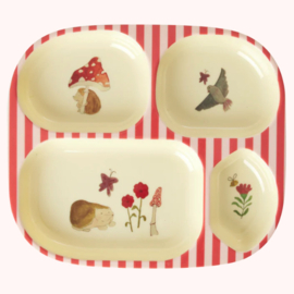 Vakkenbord Happy Forest Rood Rice
