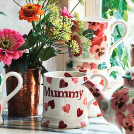 1/2 Pt Mok Pink Hearts Mummy - Emma Bridgewater