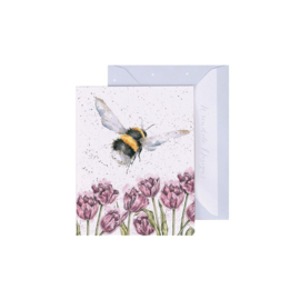 Kaartje Flight of the Bumblebee - Wrendale Designs