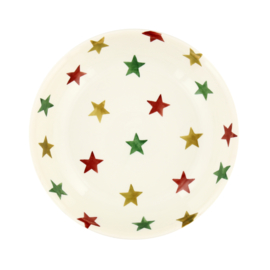 Pastabord / Serveerschaal - Emma Bridgewater Red Green & Gold Star