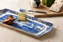 Sandwich Tray Blue Italian - Pimpernel