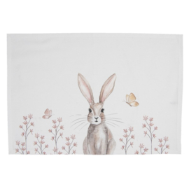 6 Placemats Rustic Easter Bunny - Clayre & Eef