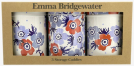 Set 3 Blikken - Emma Bridgewater Anemone