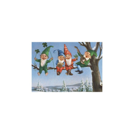 Kaart Vintage Gnomes 'Music' - Catch