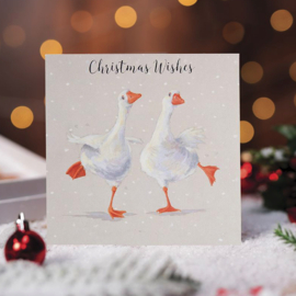 Set 8 Kerstkaarten Dancing on Ice Wrendale Designs
