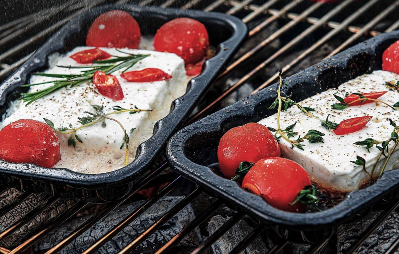 Geëmailleerde BBQ-schaal FMprofessional