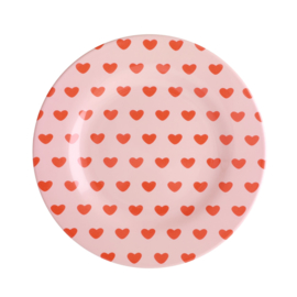 Melamine Bord Sweet Hearts - Rice