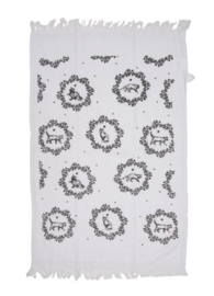 Gastendoekje Lovely Grey Cats Clayre & Eef