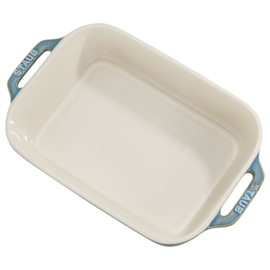 Ovenschaal 2,4 liter Antiek Turquoise Staub