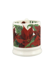 1/2 Pt Mug Poinsettia Emma Bridgewater