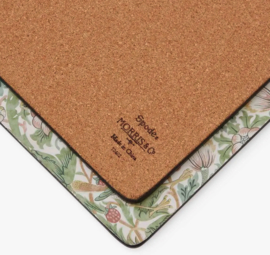 4 Placemats Morris & Co Strawberry Thief Pimpernel