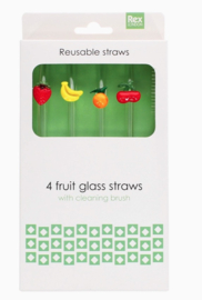 Glazen Rietjes Fruit Rex London
