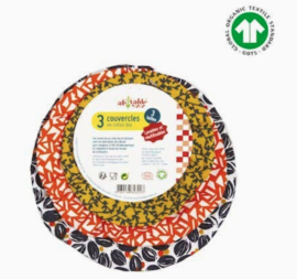 Set Afdekhoezen 15, 17 en 19 cm.