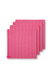 Servetten Pink Stripes - Pip Studio