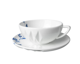 Kop & Schotel Blauw Vouw Heinen Delfts Blauw