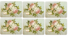 6 Placemats (30,5 cm.) - Pimpernel Antique Roses