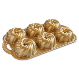 Swirl Bundtlette Gold Bakvorm - Nordic Ware